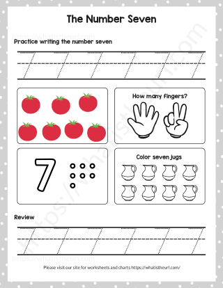 Number 1 to 10 - Learn to Count for KG- Number 7