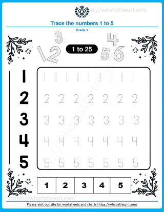 Trace Numbers 1-25