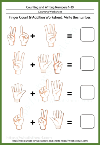 Counting and Writing Numbers 1-10 Intermediate