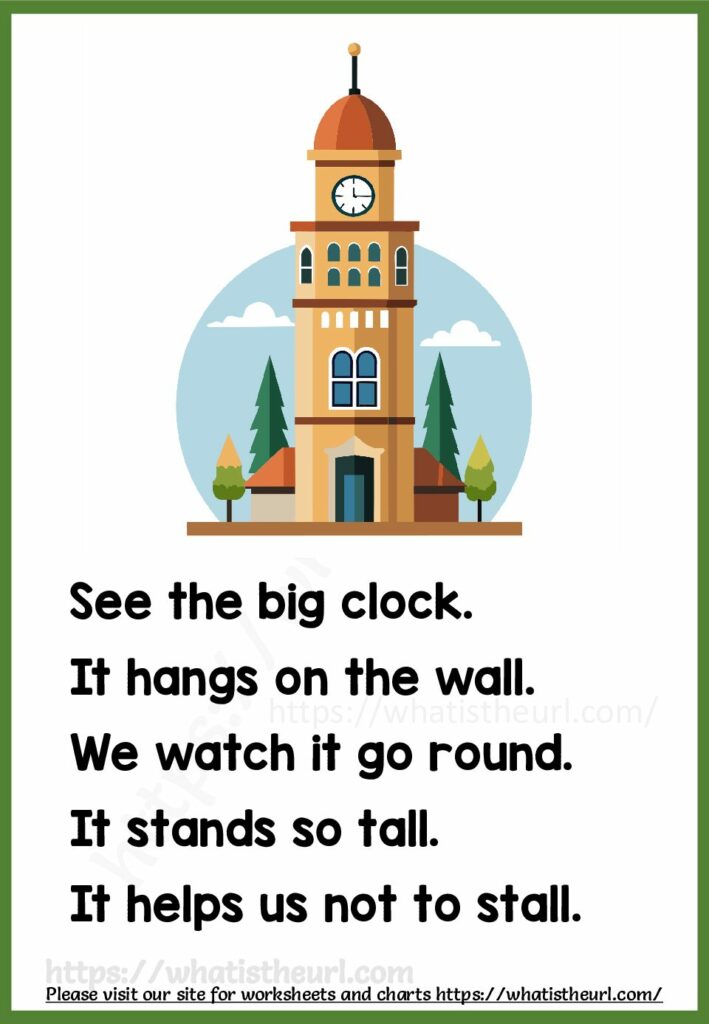 See the Big Clock Reading Comprehension Passage Your Home Teacher