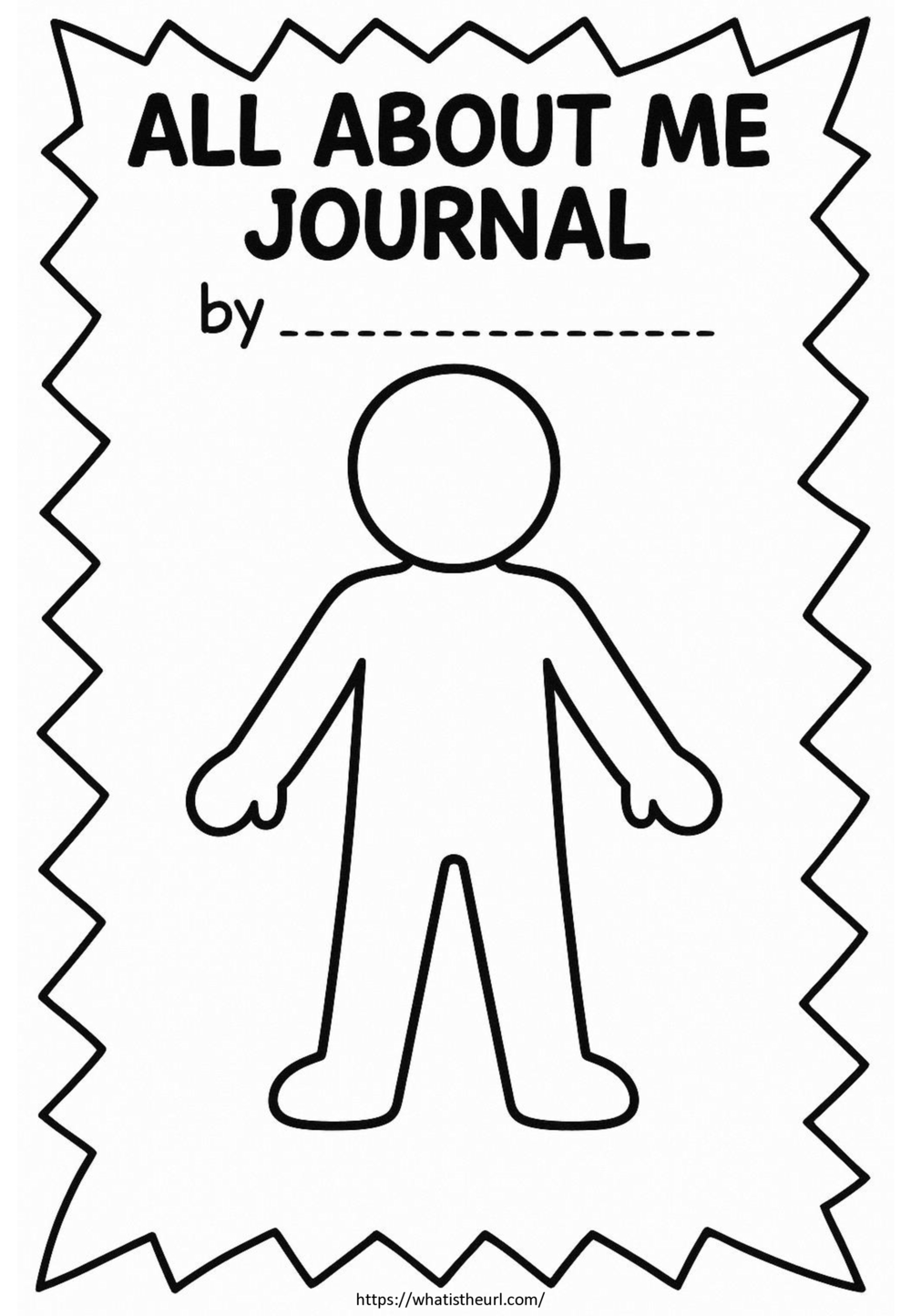 All about me journal by PDF