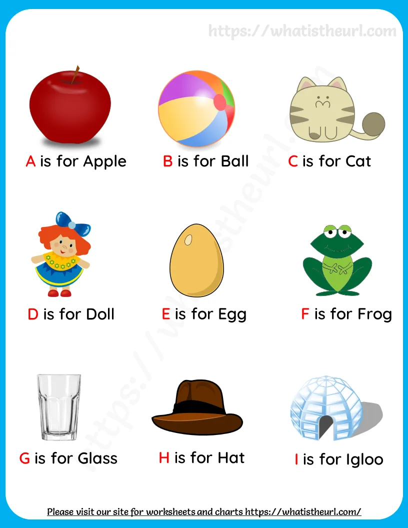 A is for Apple Book | Alphabet worksheet preview A is for Apple Book | Alphabet worksheet preview
