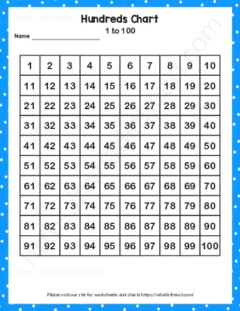 Free 100 and 120 Chart Printable preview Free 100 and 120 Chart Printable preview