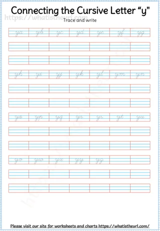 Connecting Cursive Letters worksheet preview Connecting Cursive Letters worksheet preview