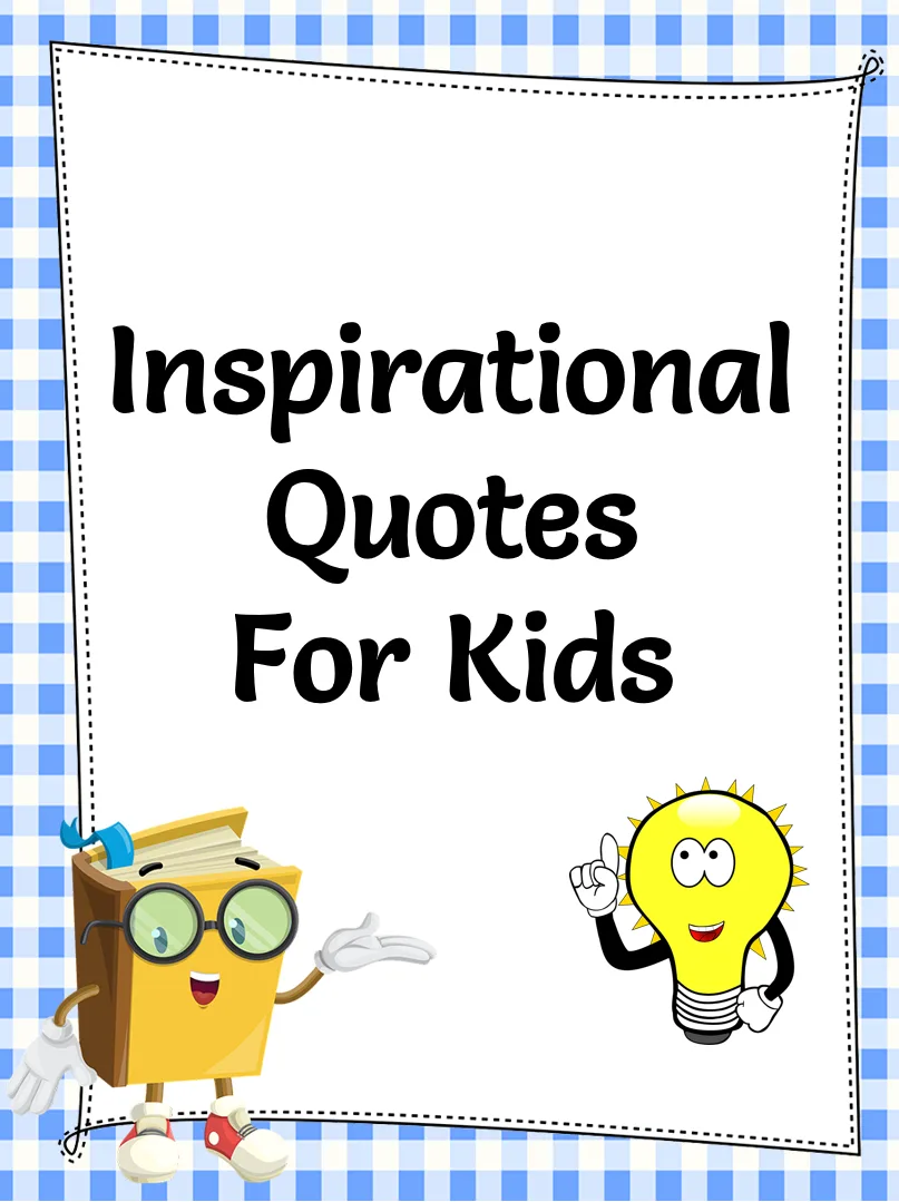 Inspirational Quotes for Kids worksheet preview