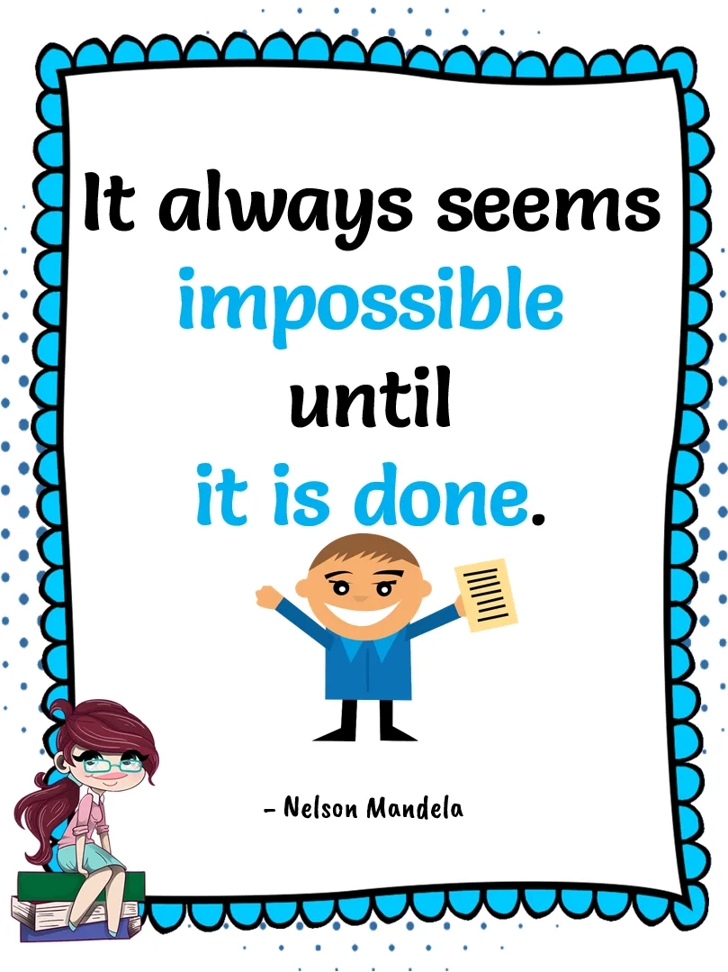 Inspirational Quotes for Kids worksheet preview