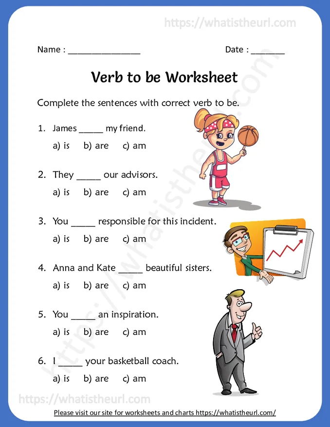 Verb To Be Worksheets