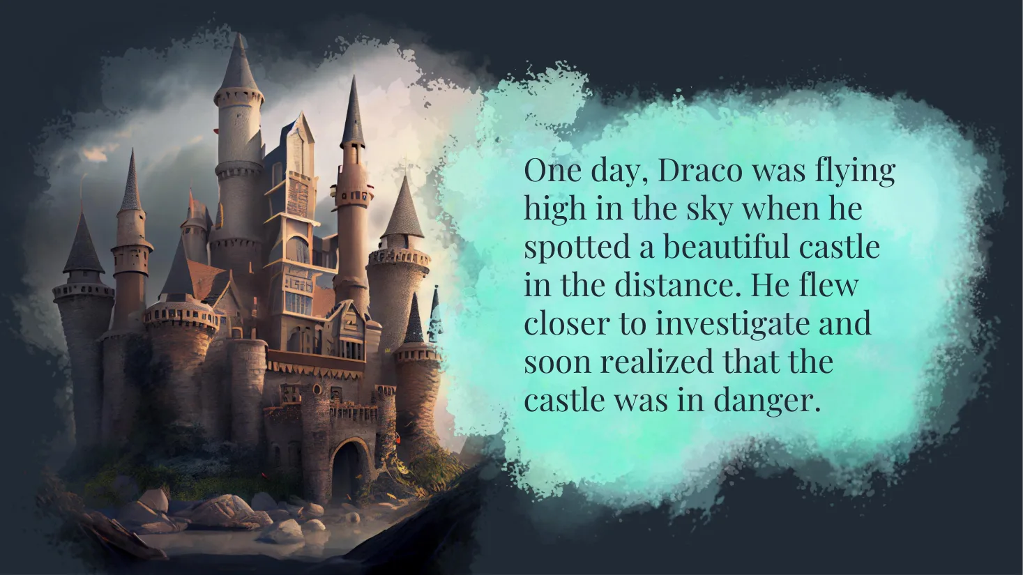The Legend of Draco, King of the Castle - bedtime story page 3