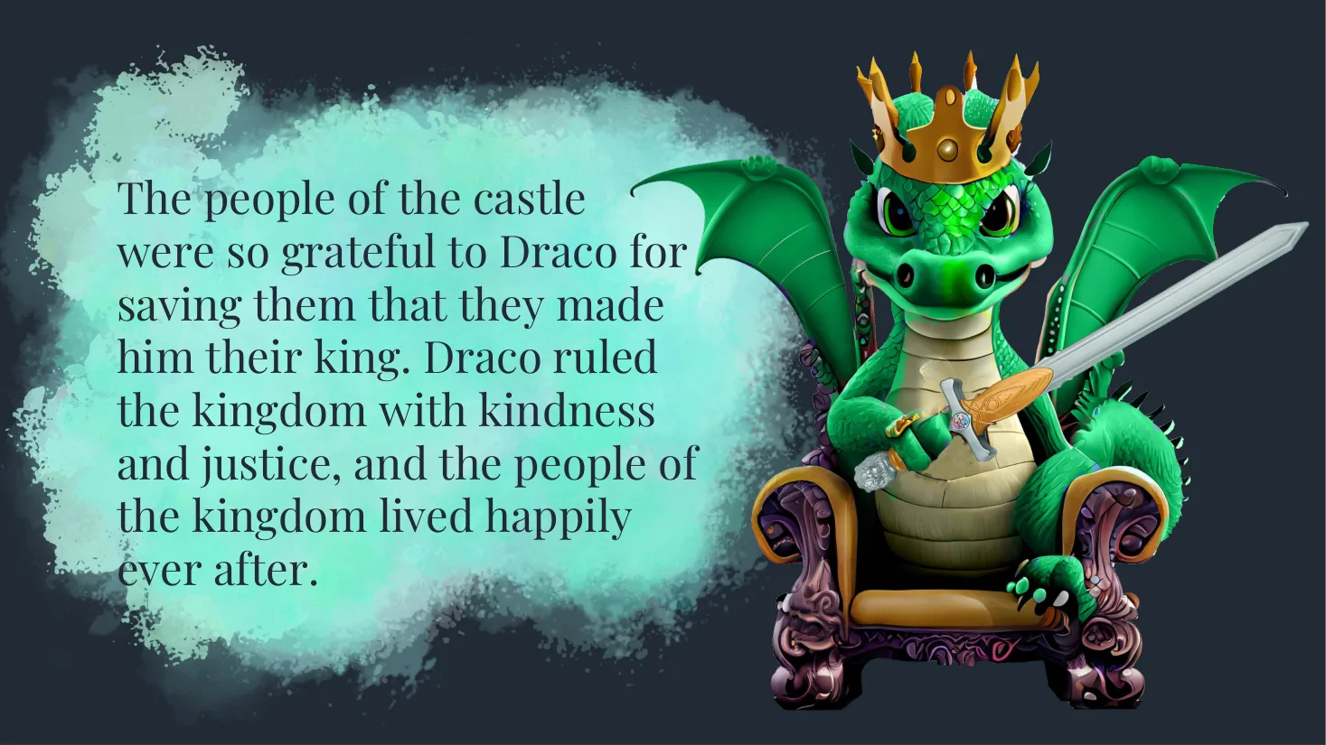 The Legend of Draco, King of the Castle - bedtime story page 7