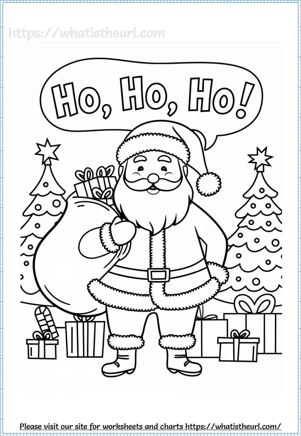 christmas quotes coloring page - 3 - hand lettered christmas saying to colour