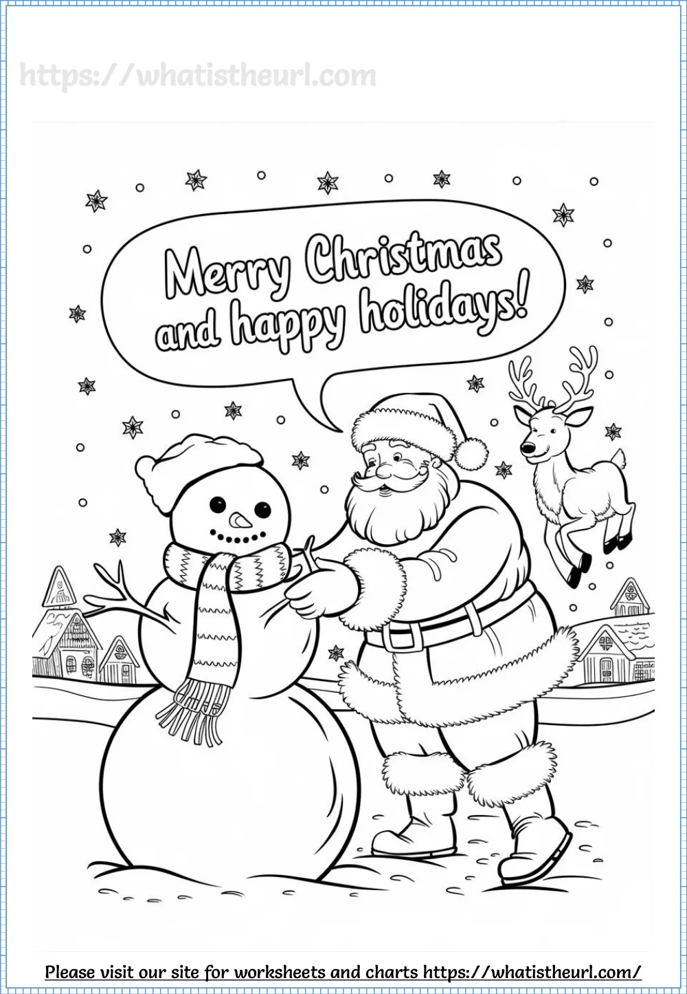 christmas quotes coloring page - 9 - hand lettered christmas saying to colour