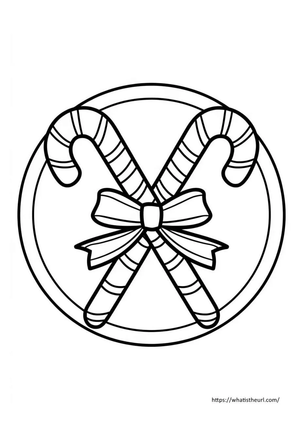 free christmas coloring page for kids - page 14 - simple outline picture to colour