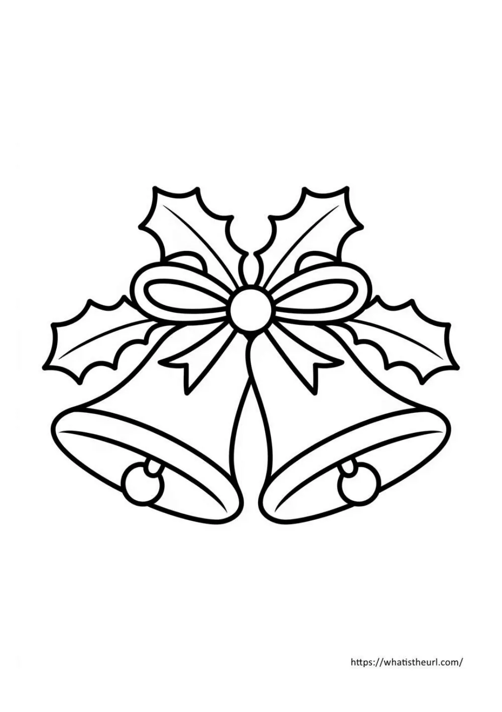 free christmas coloring page for kids - page 20 - simple outline picture to colour