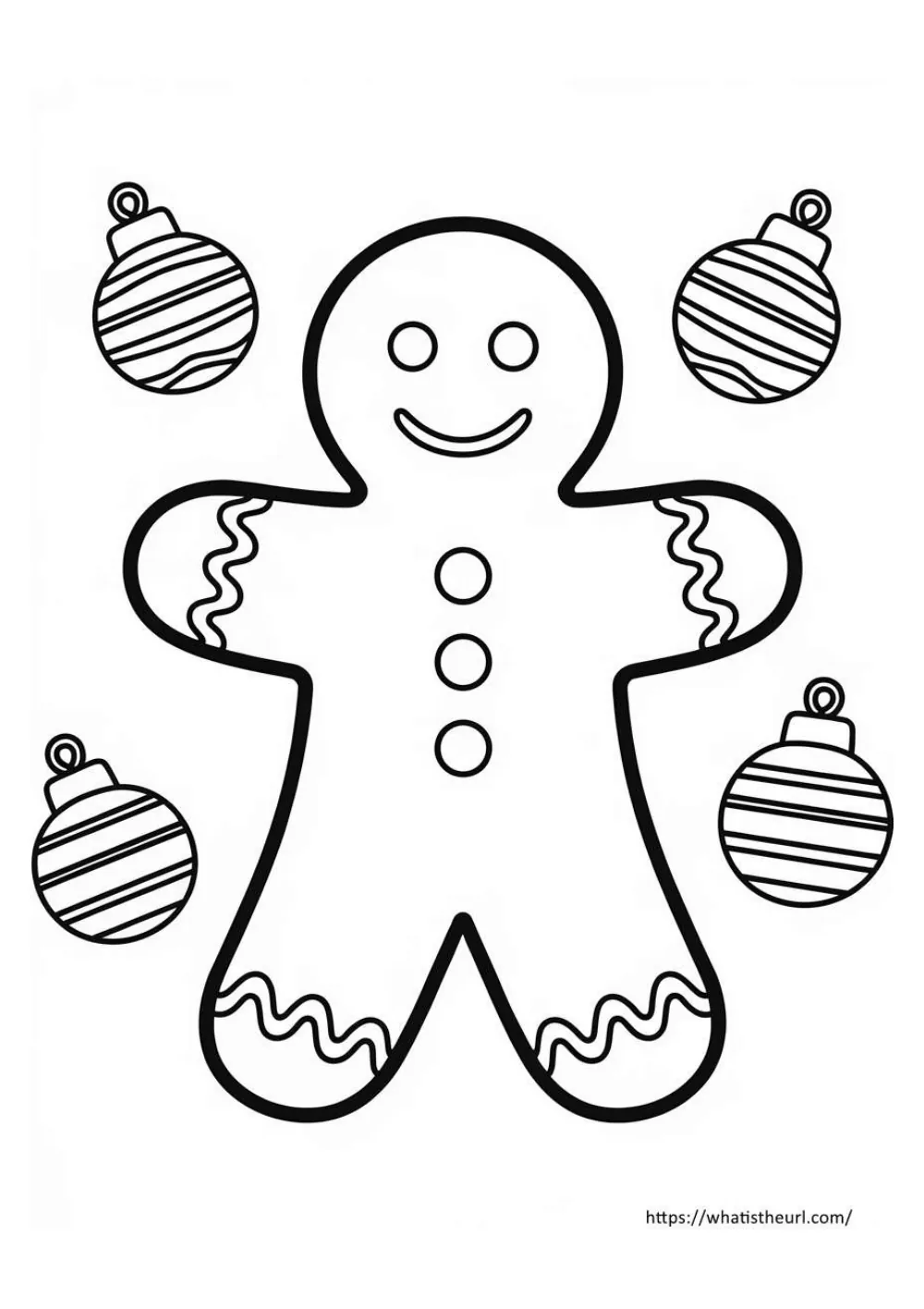 free christmas coloring page for kids - page 31 - simple outline picture to colour