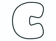 Bubble letter C