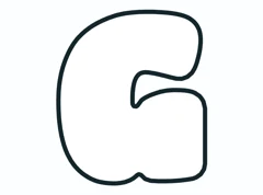 Bubble letter G
