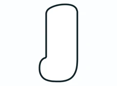 Bubble letter J