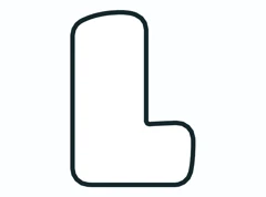 Bubble letter L