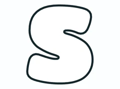 Bubble letter S