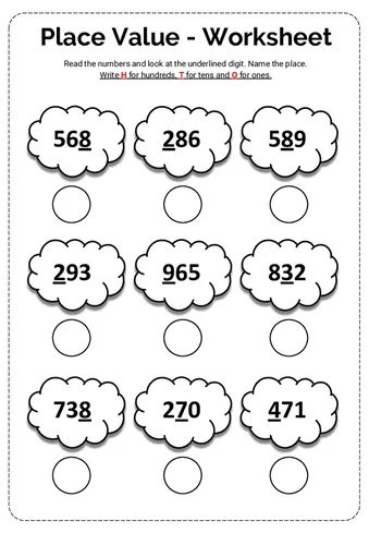 Place Value Worksheets – Freebies worksheet preview Place Value Worksheets – Freebies worksheet preview