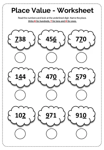 Place Value Worksheets – Freebies worksheet preview Place Value Worksheets – Freebies worksheet preview