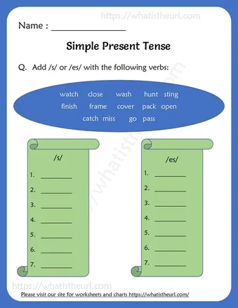 Simple Present Tense Worksheets for Grade 2 worksheet preview Simple Present Tense Worksheets for Grade 2 worksheet preview