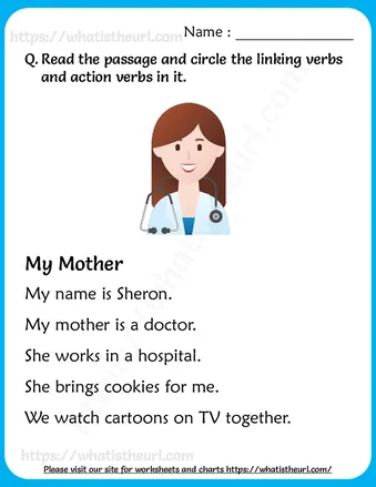 Read the passage and circle the verbs For Grade 2 worksheet preview Read the passage and circle the verbs For Grade 2 worksheet preview