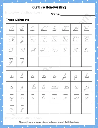 Cursive Handwriting Practice Worksheets – Exercise 1 worksheet preview Cursive Handwriting Practice Worksheets – Exercise 1 worksheet preview