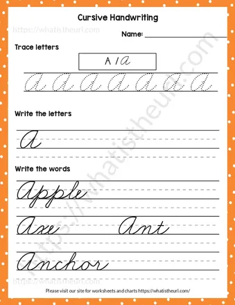 Cursive Handwriting Practice Worksheets – Exercise 2 worksheet preview Cursive Handwriting Practice Worksheets – Exercise 2 worksheet preview