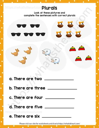 Printable Plural Worksheets for Grade 1 – Exercise 20 worksheet preview Printable Plural Worksheets for Grade 1 – Exercise 20 worksheet preview