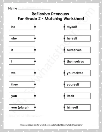 Reflexive Pronouns Worksheet with Answers worksheet preview Reflexive Pronouns Worksheet with Answers worksheet preview
