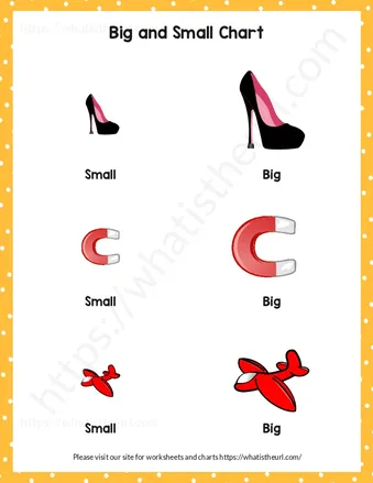 Big and Small Worksheet-Exercise 4 worksheet preview
