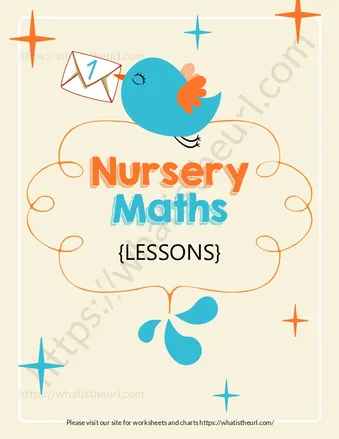 PreSchool or PreKG Math Worksheets Full worksheet preview