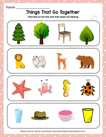 Things That Go Together Worksheet – Exercise 2 worksheet preview Things That Go Together Worksheet – Exercise 2 worksheet preview