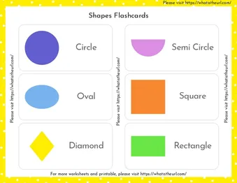 Shapes worksheet preview