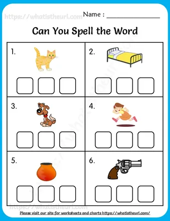 Can you spell – Worksheets for Grade 1 Kids worksheet preview Can you spell – Worksheets for Grade 1 Kids worksheet preview