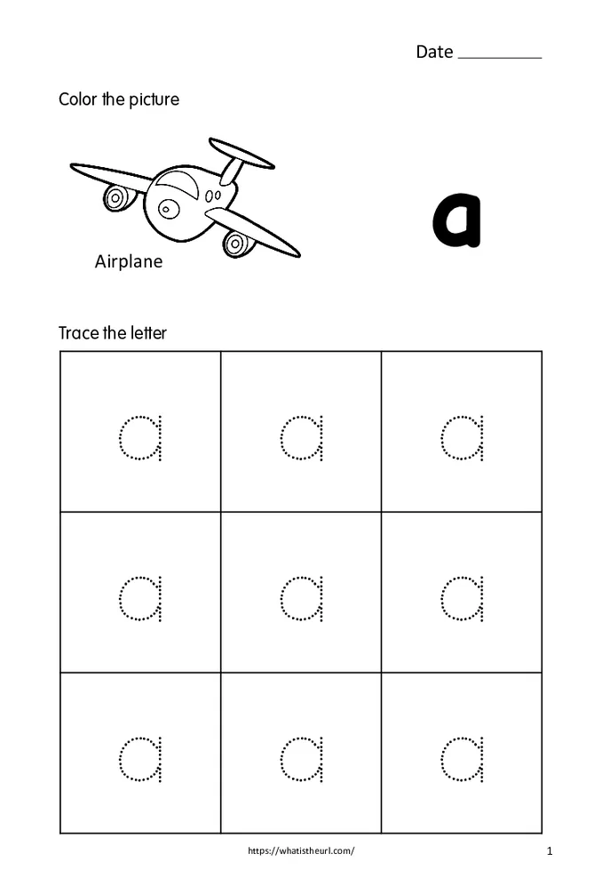 Printable Tracing Letters-Small Letters for Kids