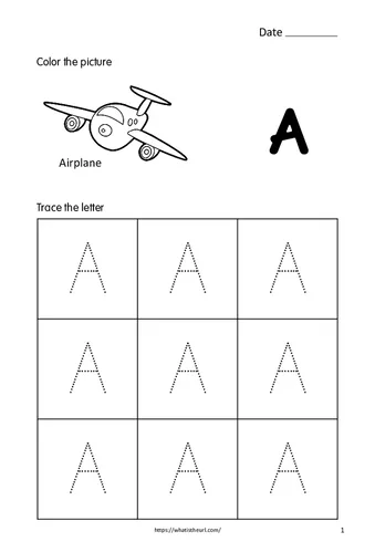 Printable Tracing Letters-Capital Letters for Kids worksheet preview Printable Tracing Letters-Capital Letters for Kids worksheet preview