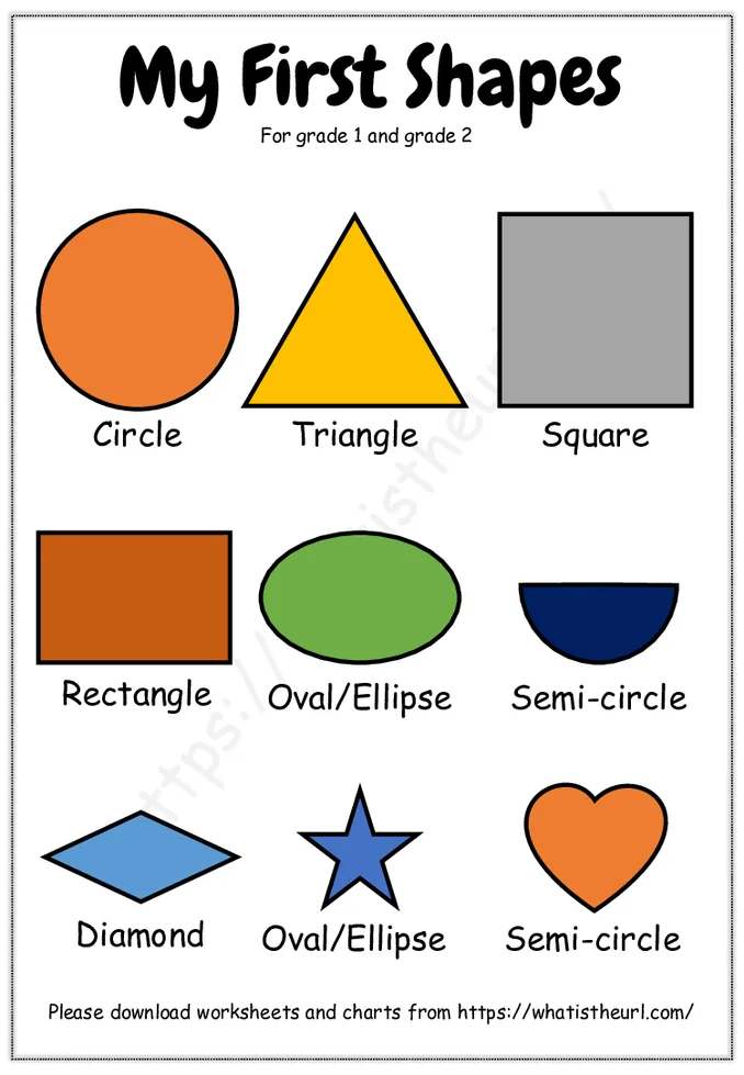 Shapes Names with Pictures
