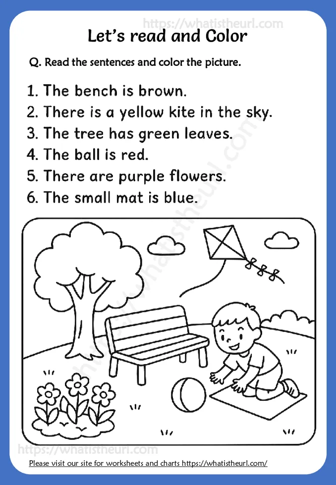 Let us Read and Color