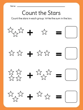 Count The Stars Count The Stars Count The Stars In Each Group