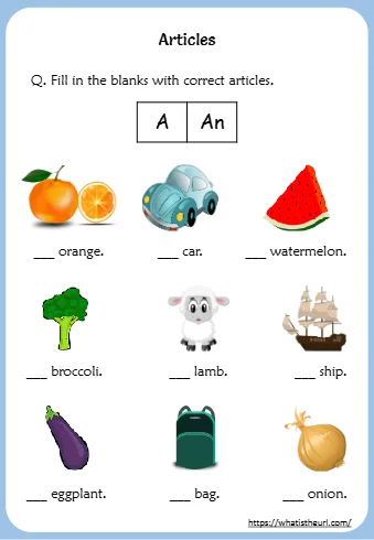 Q Fill In The Blanks With Correct Articles