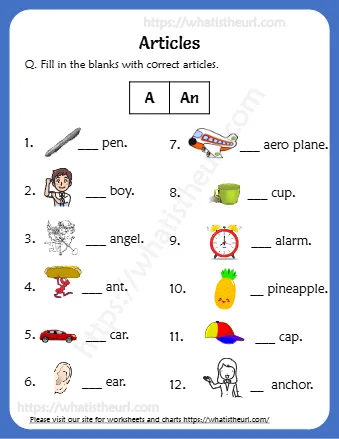 Q Fill In The Blanks With Correct Articles