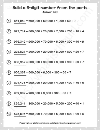 Build A 6 Digit Number From The Parts