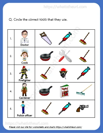 Cricle The Correct Objects Worksheets For Grade 2