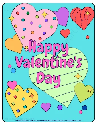 Coloring Page Valentine's Day