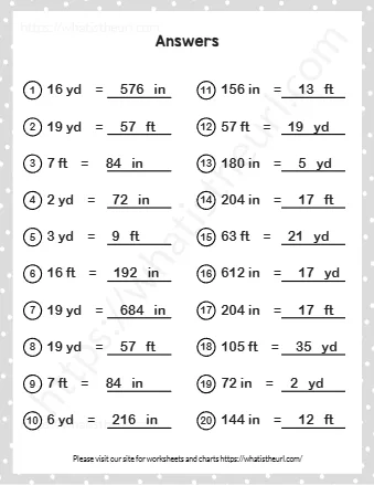 Convert Between Yards Feet And Inches