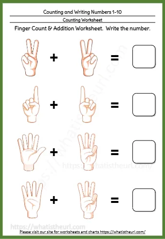 Counting And Writing Numbers 1 10