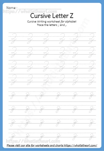 Cursive Letter A Cursive Writing Worksheet For Alphabet