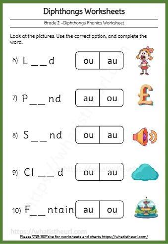 Look At The Pictures Use The Correct Option And Complete The Word